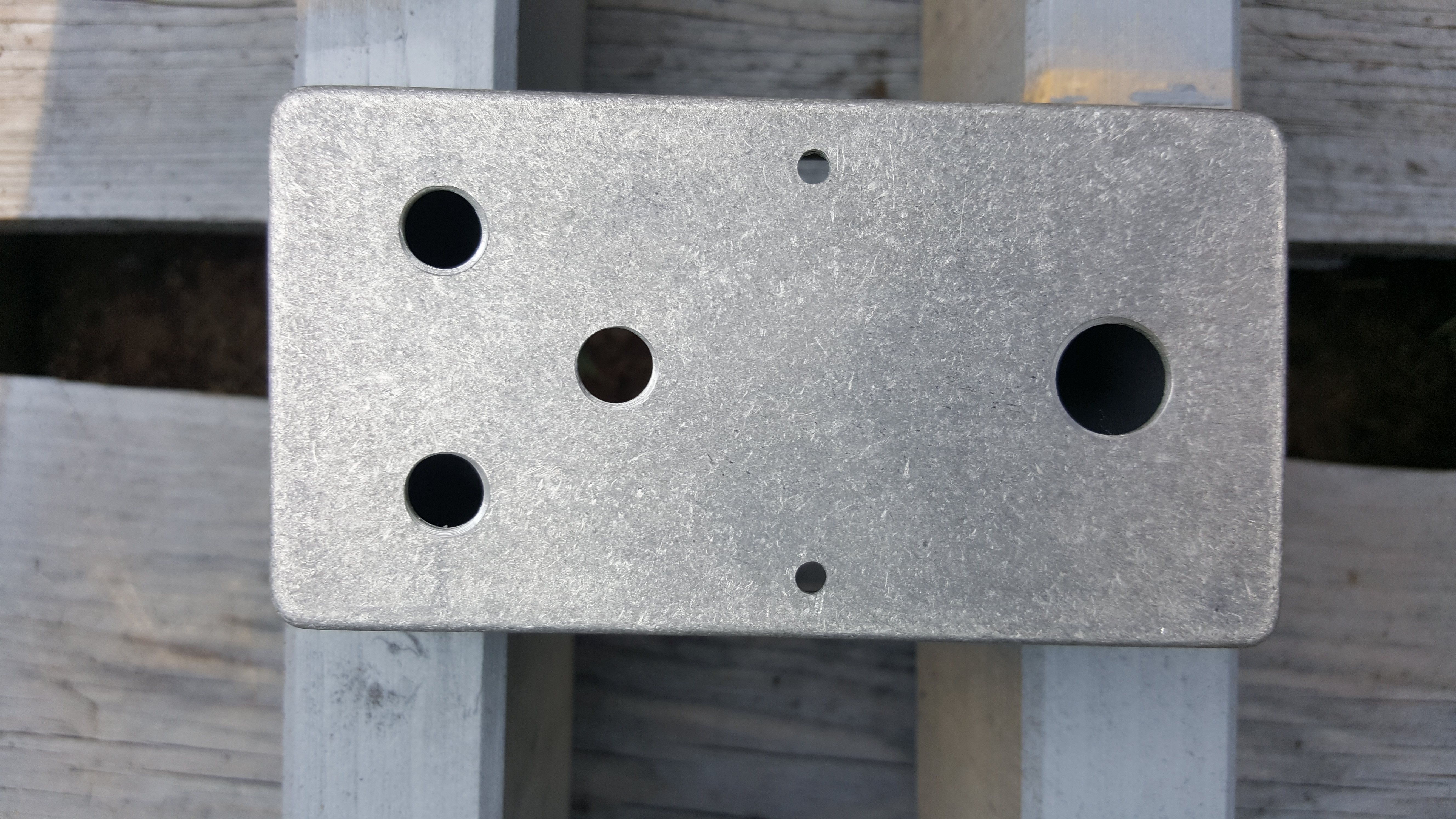 Enclosure with holes